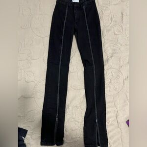 Zara Black Denim Jeans Size 4.